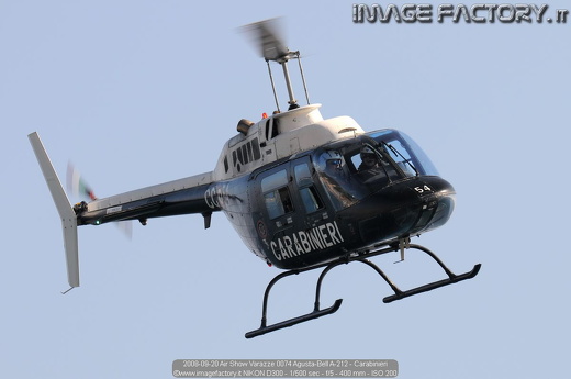2008-09-20 Air Show Varazze 0074 Agusta-Bell A-212 - Carabinieri